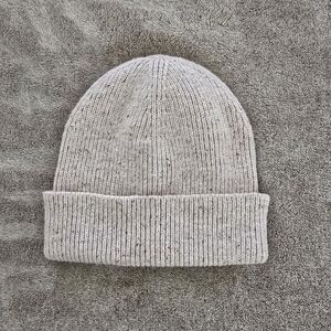 Athleta Cream Knit Beanie